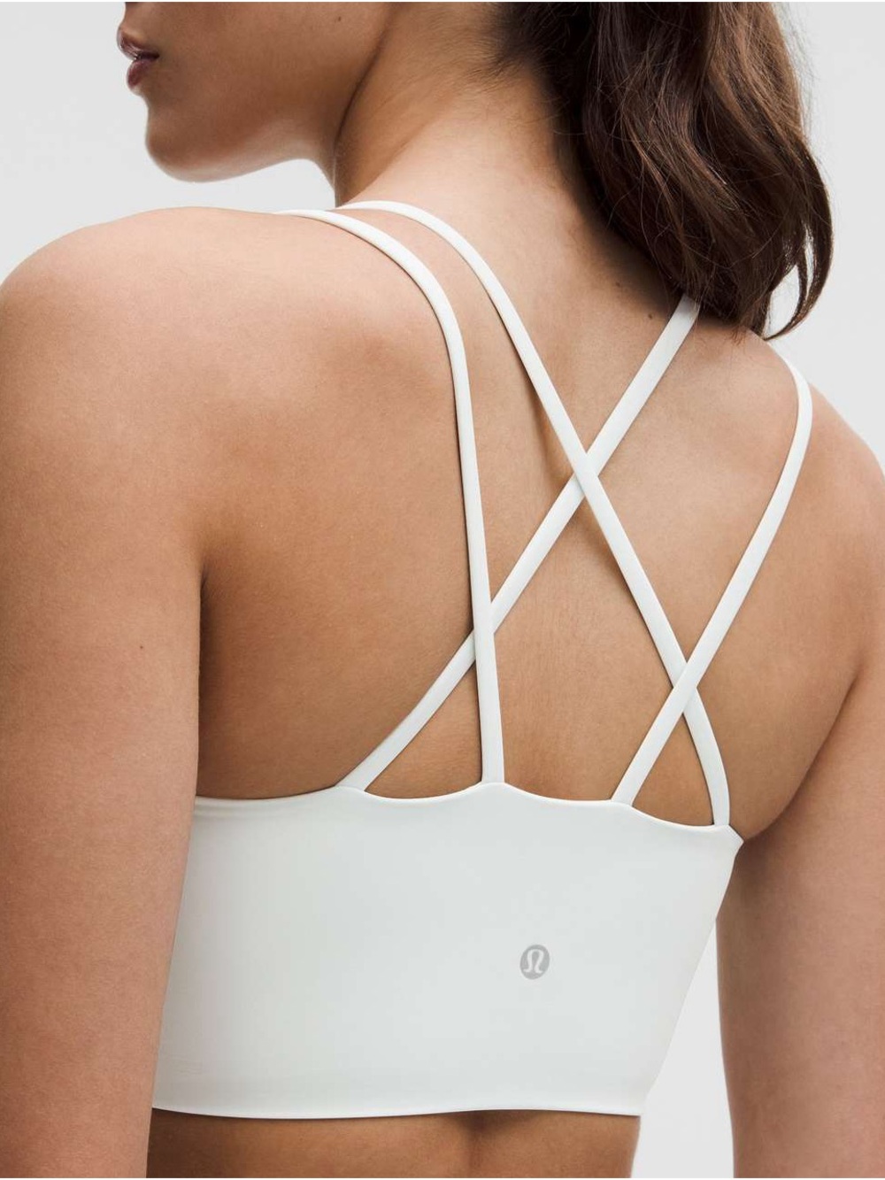 Lululemon Like a Cloud White Double-Strap Sports Bra - Picture 2 of 6